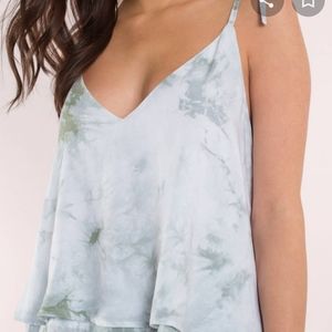 Boho tie-dye tank